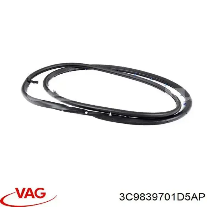 3C9839701D5AP VAG Compactador da porta traseira esquerda (na porta)