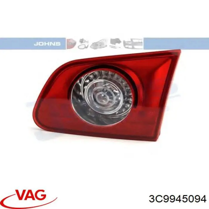 Lanterna traseira direita interna VAG 3C9945094 preço, a partir de 49,37 USD