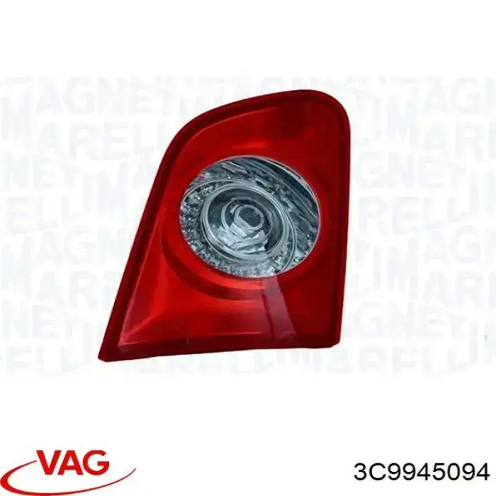 3C9945094 VAG Lanterna traseira direita interna