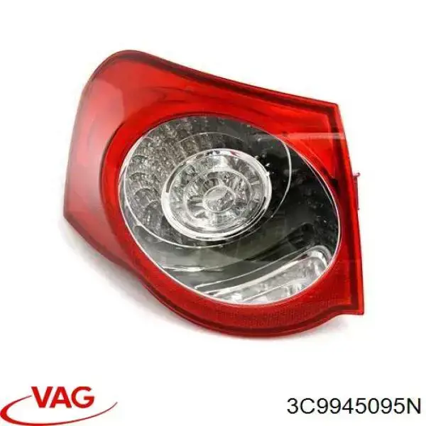 Lanterna traseira esquerda externa VAG 3C9945095N preço, a partir de 120,88 USD