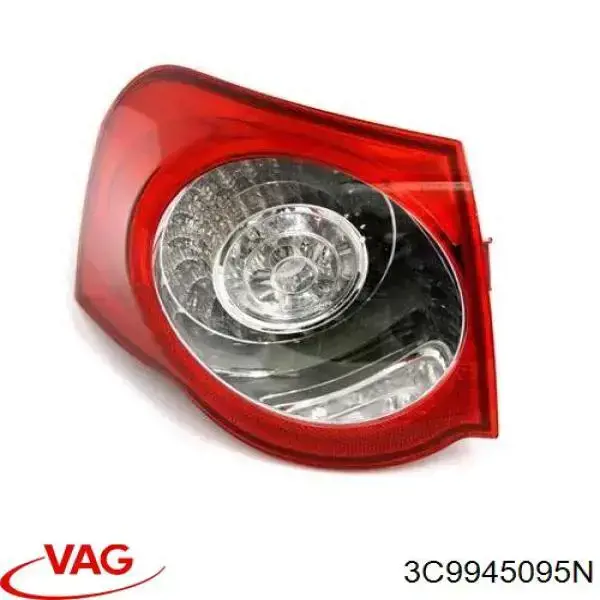 Compre 3C9945095N VAG Lanterna traseira esquerda externa