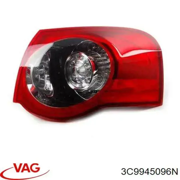 3C9945096N VAG Lanterna traseira direita externa