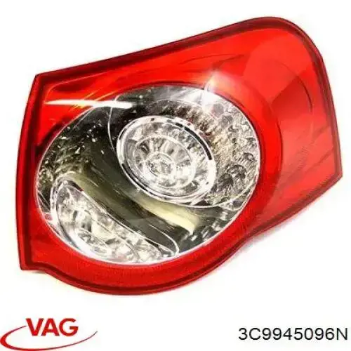 Lanterna traseira direita externa VAG 3C9945096N preço, a partir de 119,34 USD