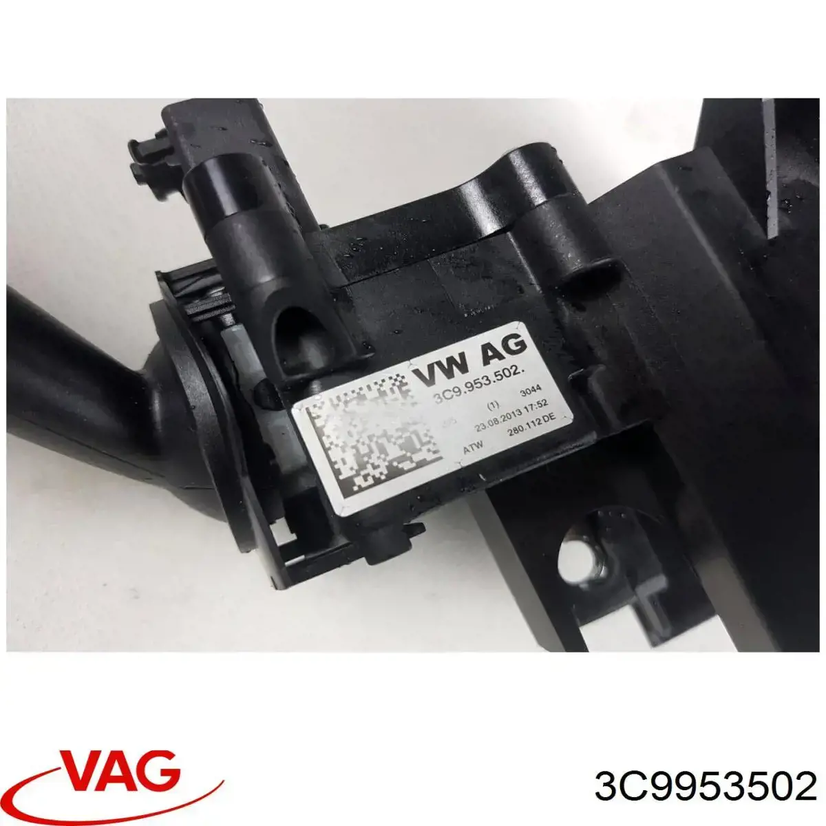 3C9953502 VAG Comutador instalado na coluna da direção, montado