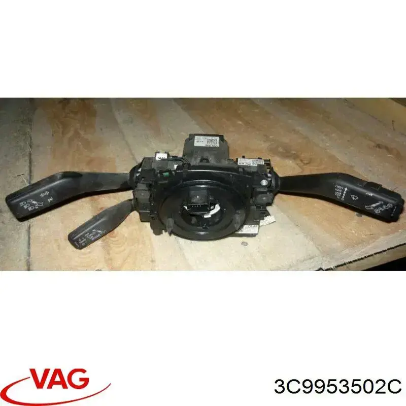3C9953502C VAG Comutador esquerdo instalado na coluna da direção
