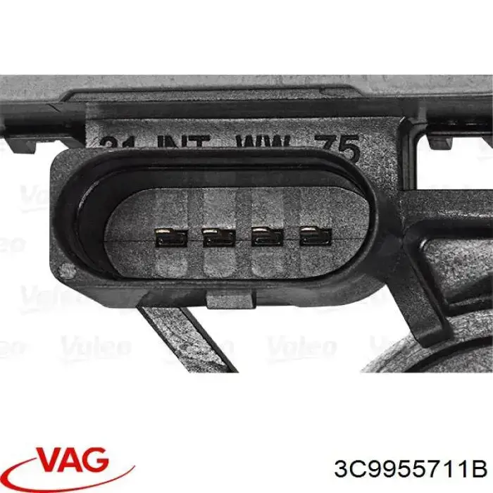 Motor de limpador pára-brisas de vidro traseiro VAG 3C9955711B preço, a partir de 68,10 USD