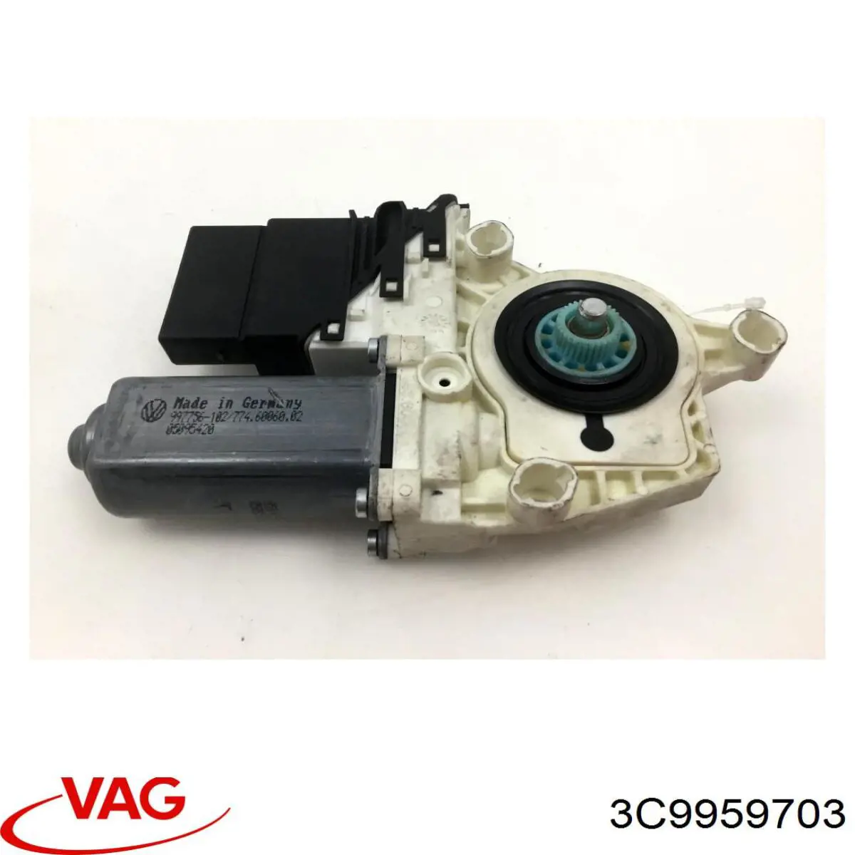 3C9959703 VAG Motor de acionamento de vidro da porta traseira esquerda
