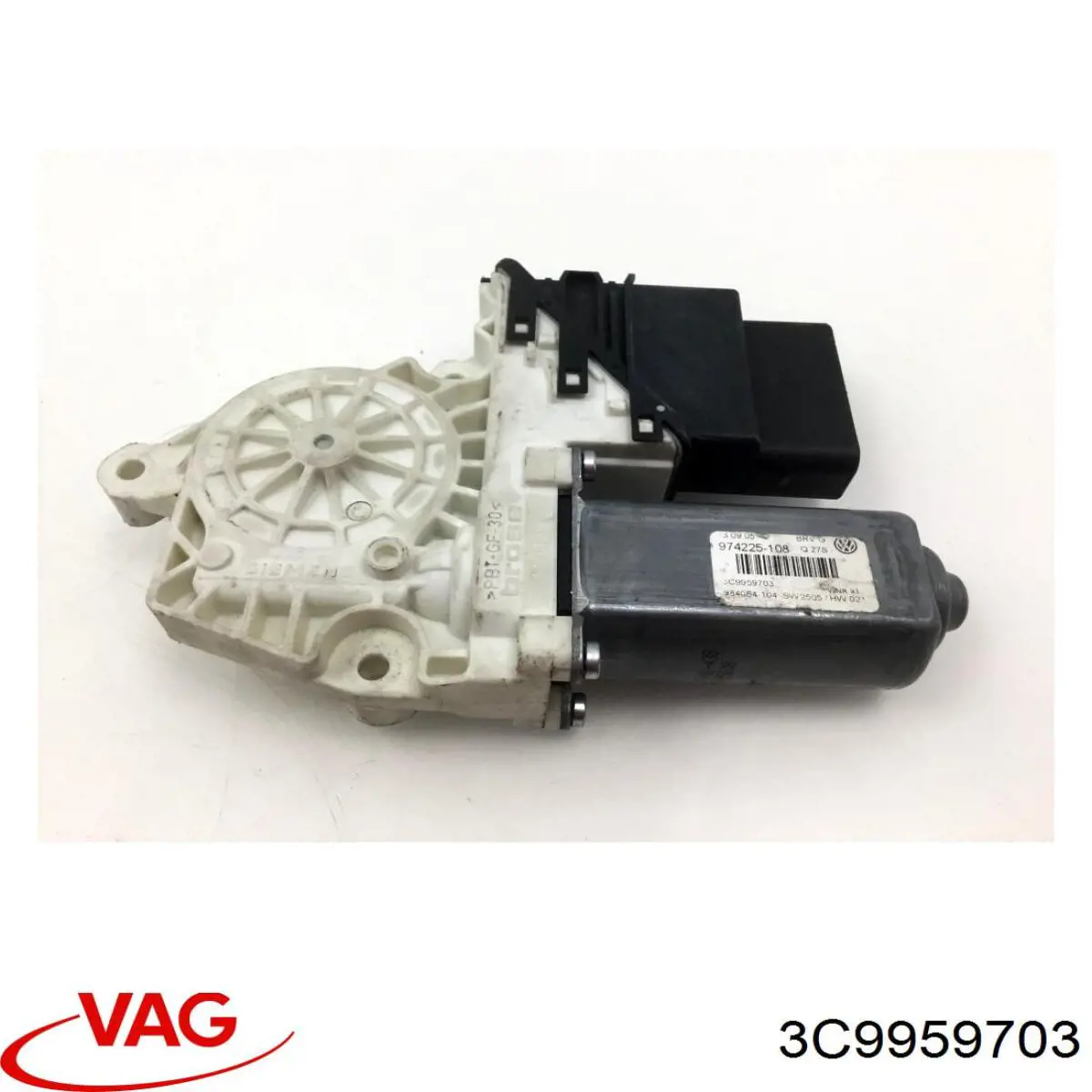 Compre 3C9959703 VAG Motor de acionamento de vidro da porta traseira esquerda