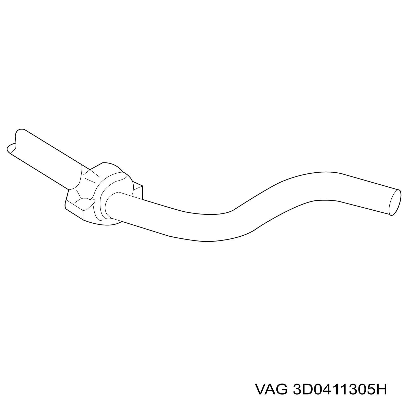 Estabilizador dianteiro VAG 3D0411305H preço, a partir de 65,62 USD