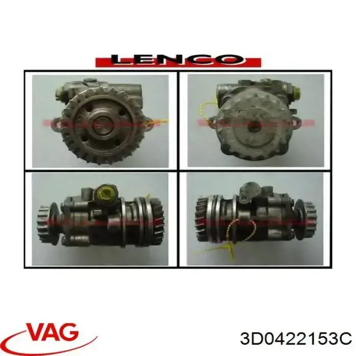 Bomba da Direção hidrâulica assistida VAG 3D0422153C preço, a partir de 151,56 USD