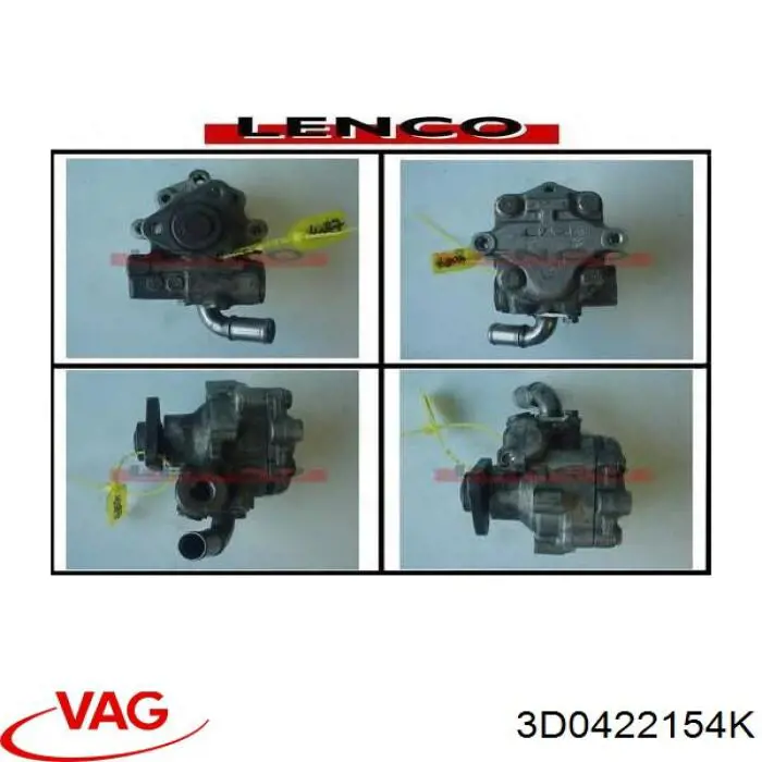 3D0422154K VAG Bomba da Direção hidrâulica assistida