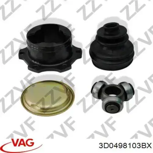 Junta homocinética interna dianteira VAG 3D0498103BX preço, a partir de 551,30 USD