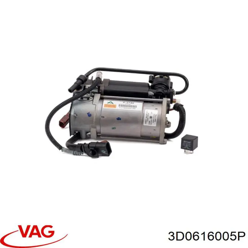 Compressor de bombeio pneumático (de amortecedores) VAG 3D0616005P preço, a partir de 347,11 USD