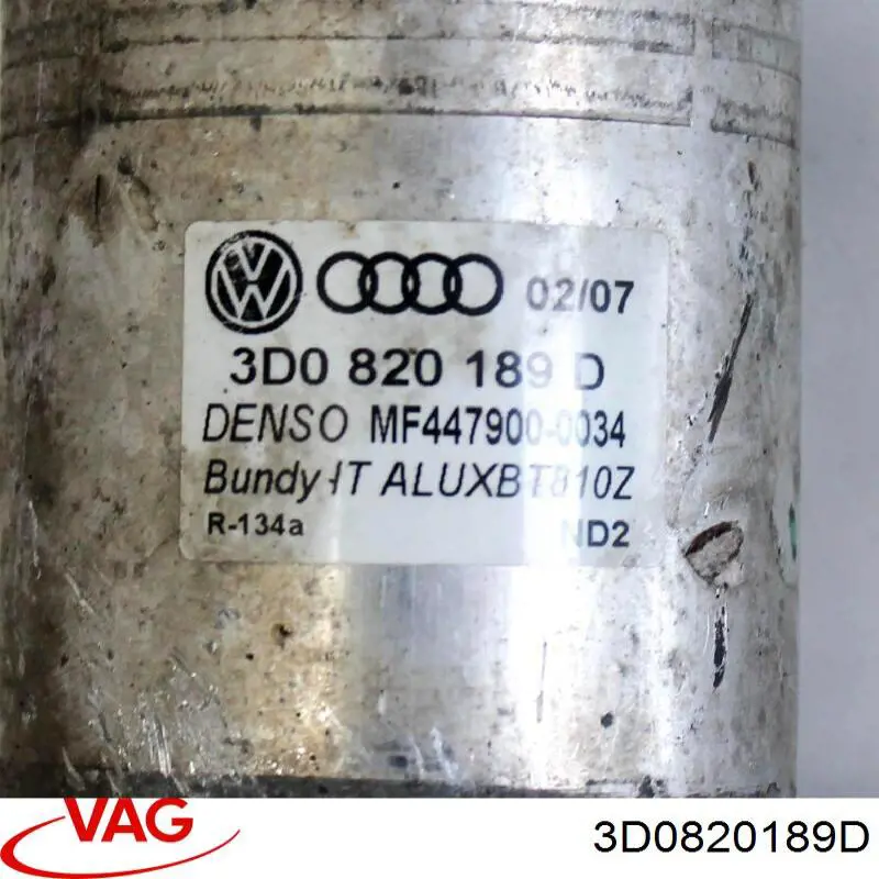 Tanque de recepção do secador de aparelho de ar condicionado VAG 3D0820189D preço, a partir de 40,93 USD