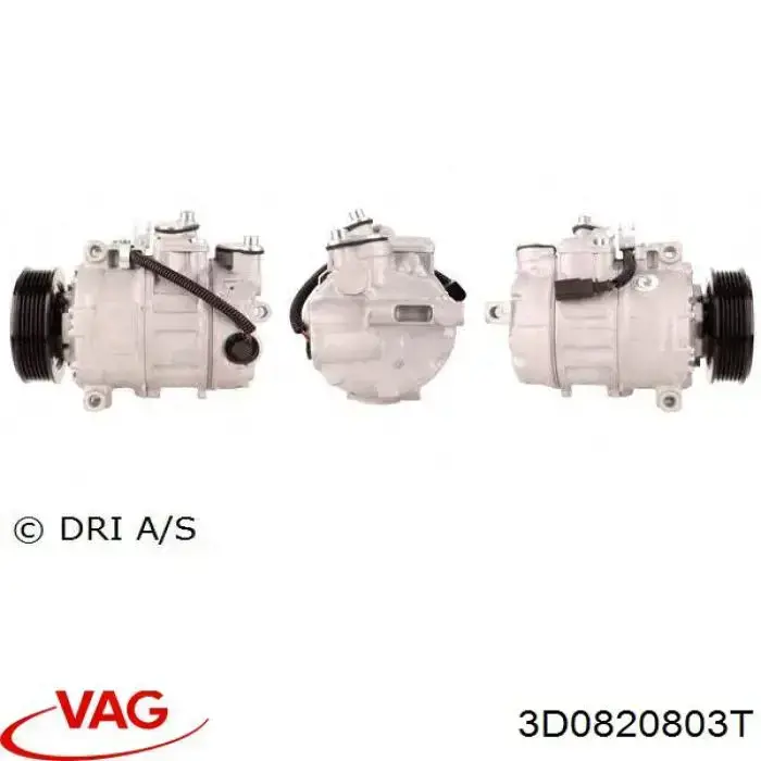 3D0820803T VAG Compressor de aparelho de ar condicionado