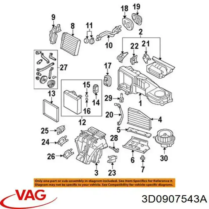  Sensor de temperatura de ar no salão Audi A3 hatchback (8P1) (2003 - 2012) 