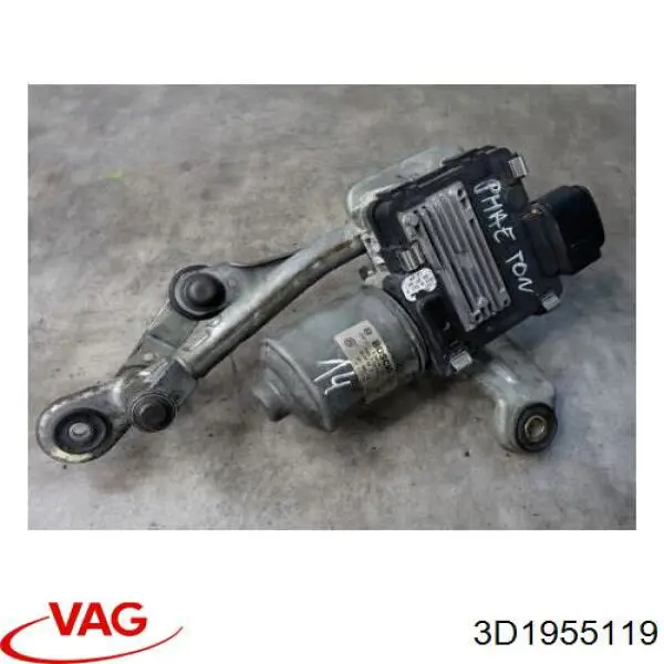 3D1955023E VAG Trapézio de limpador pára-brisas esquerdo