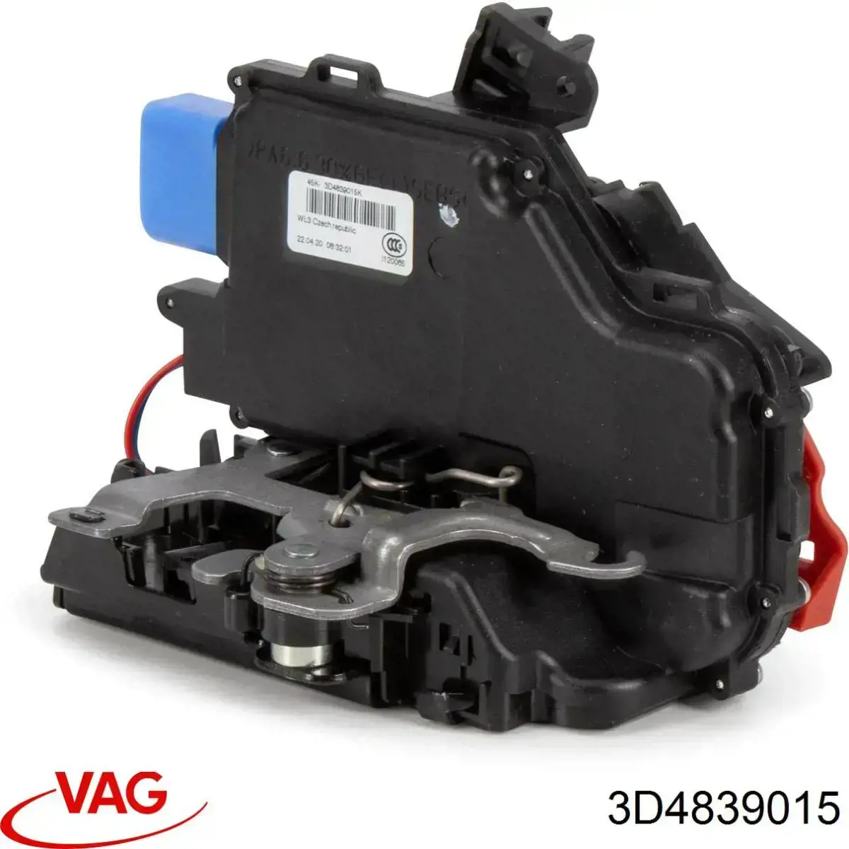 Fecho da porta traseira esquerda VAG 3D4839015 preço, a partir de 161,20 USD