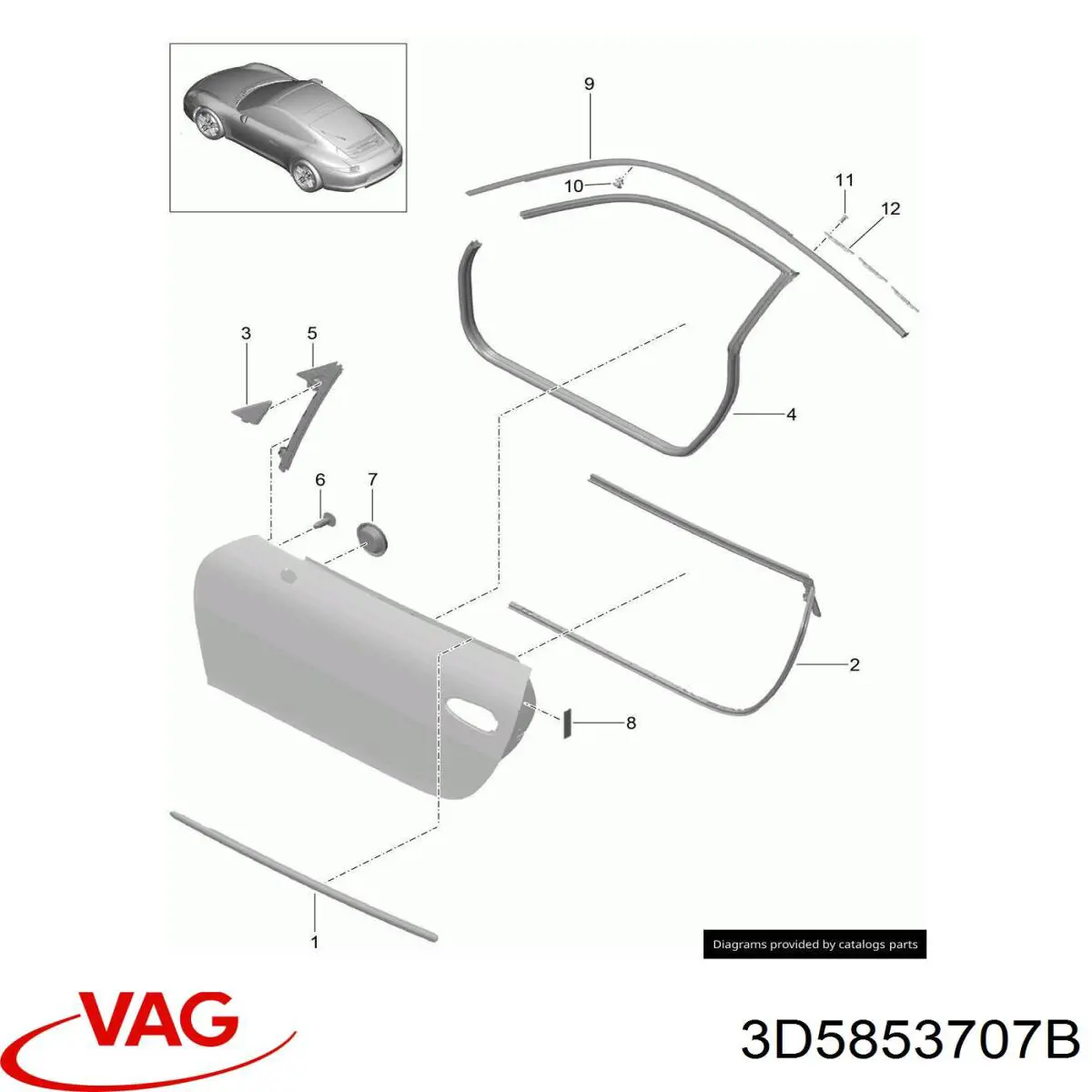Pára-brisas VAG 3D5853707B preço, a partir de 27,66 USD