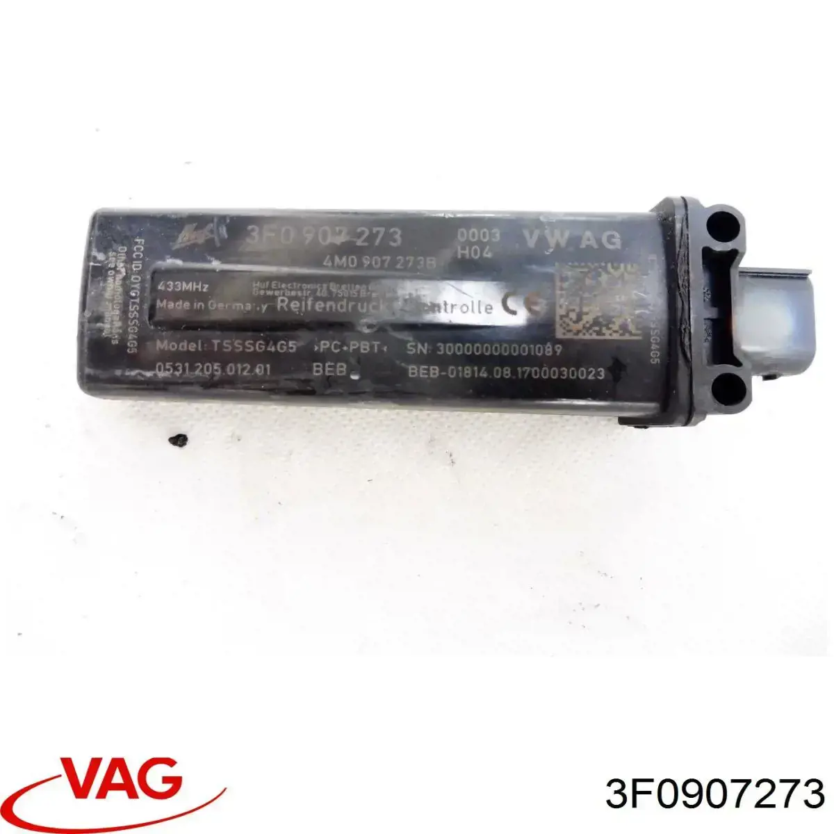 3F0907273 VAG Unidade do sistema de controlo de pressão nos pneus