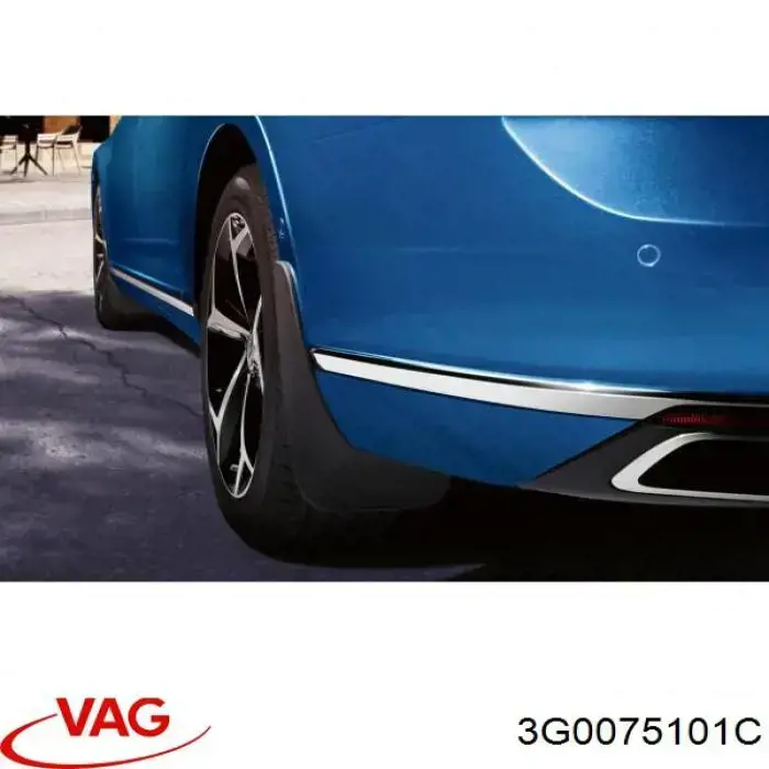 3G0075101C VAG Protetores de lama traseiros, kit