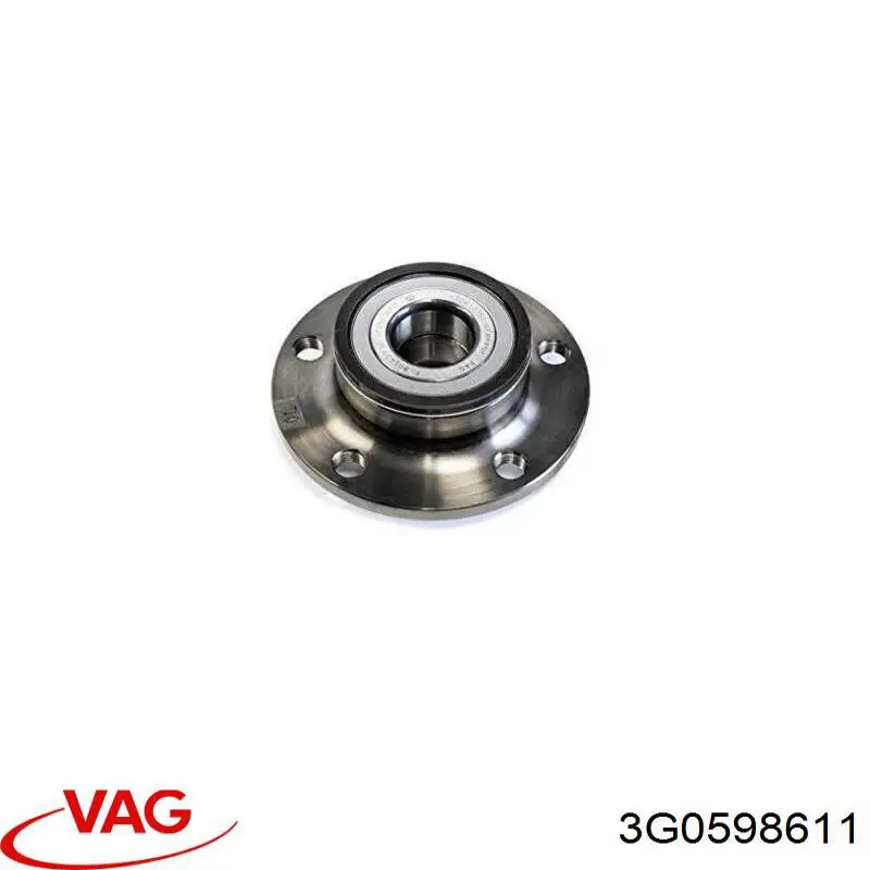 Cubo traseiro 3G0598611 VAG