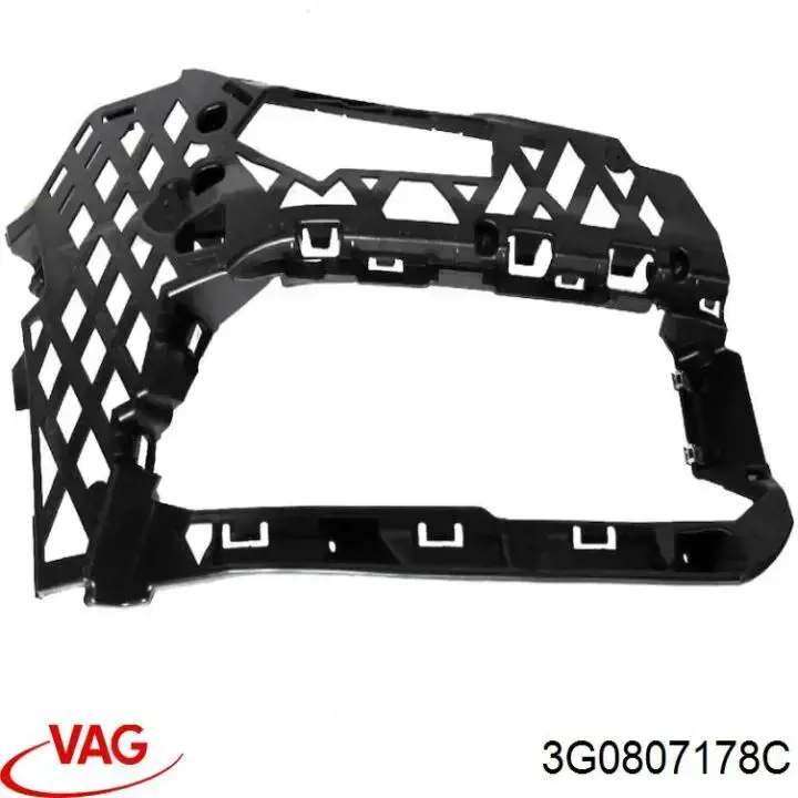 Guia do pára-choque dianteiro direito VAG 3G0807178C preço, a partir de 23,43 USD