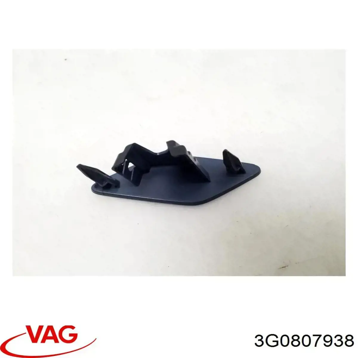 3G0807938 VAG Placa sobreposta do injetor de fluido para lavador da luz dianteira