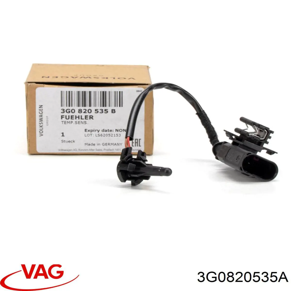 3G0820535A VAG Sensor de temperatura do meio ambiente