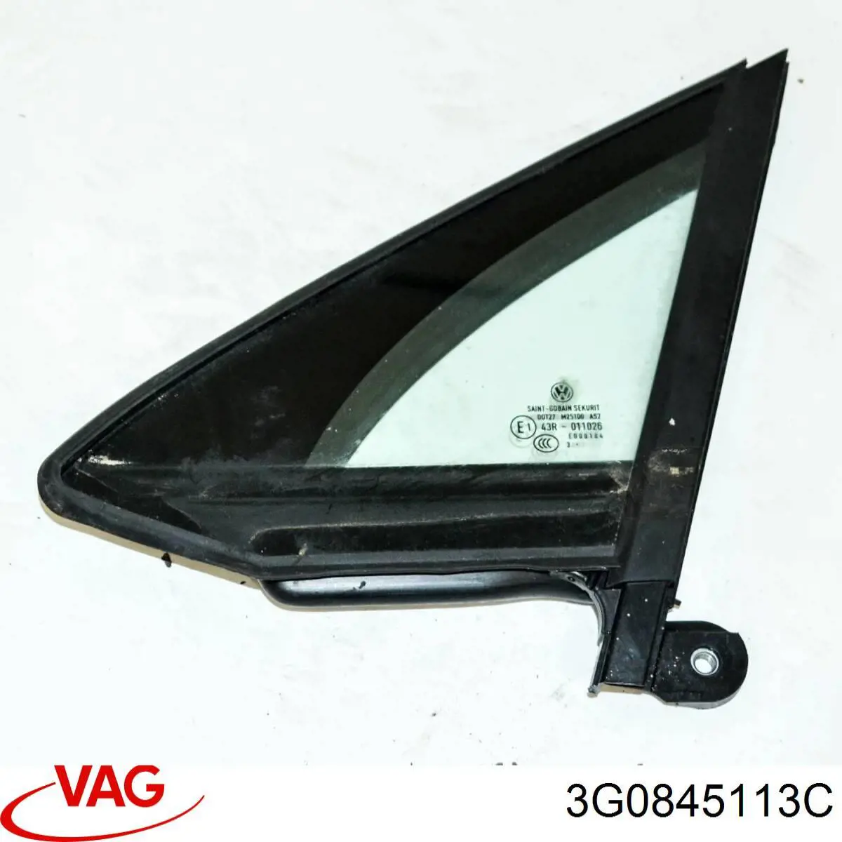 3G0845113F VAG Vidro de janelo da porta dianteira esquerda