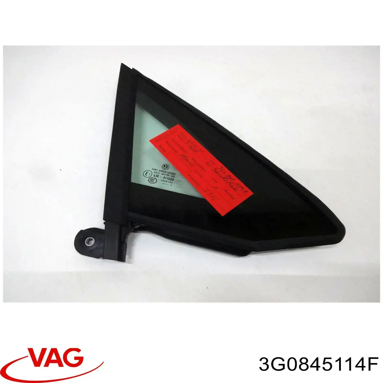 3G0845114F VAG Vidro de janelo da porta dianteira direita