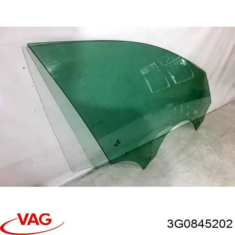 3G0845202 VAG Vidro da porta dianteira direita