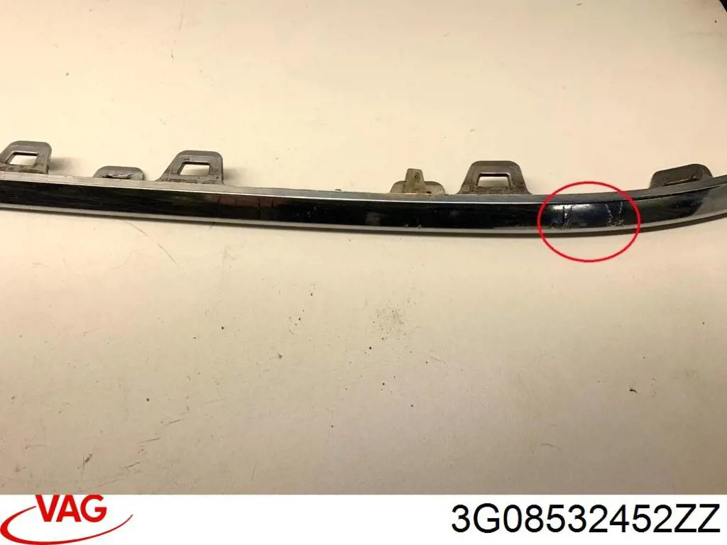 Moldura inferior de grelha do pára-choque dianteiro VAG 3G08532452ZZ preço, a partir de 25,73 USD