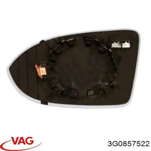 Elemento espelhado do espelho de retrovisão direito VAG 3G0857522 preço, a partir de 21,01 USD