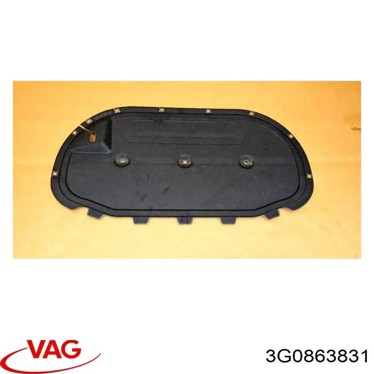 3G0863831 VAG Isolamento de ruído da capota