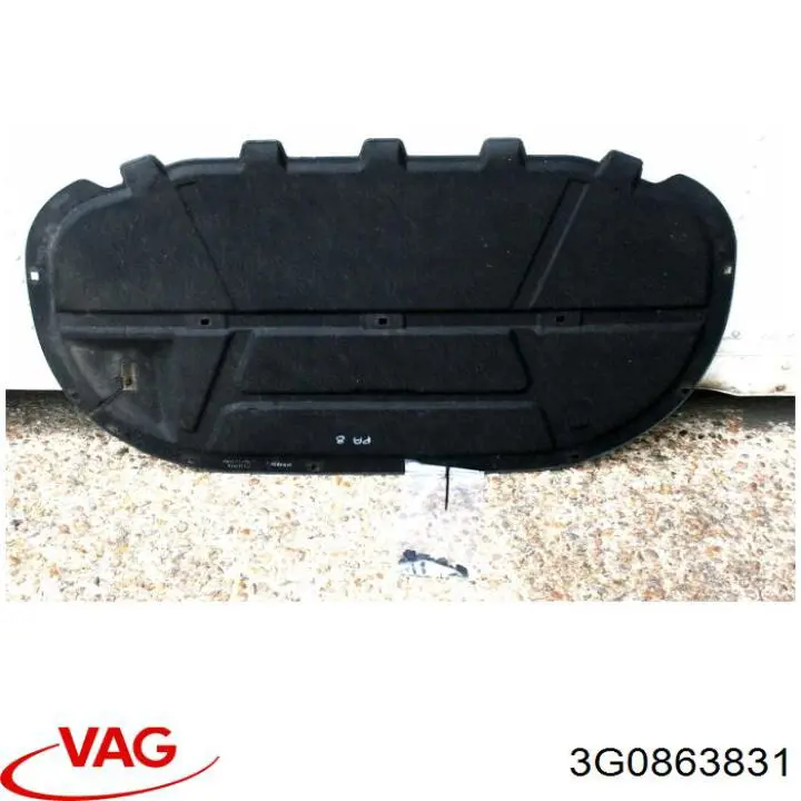 Compre 3G0863831 VAG Isolamento de ruído da capota