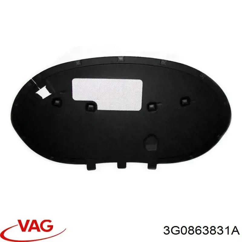 3G0863831A VAG Isolamento de ruído da capota