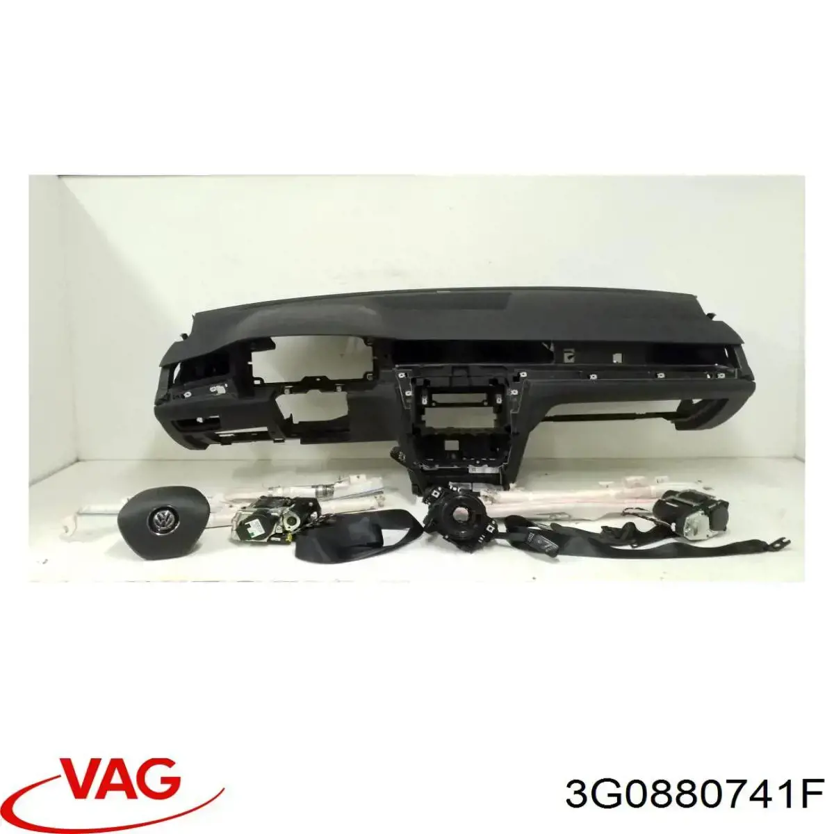 3G0880741F VAG Cinto de segurança (AIRBAG) de estore lateral esquerdo