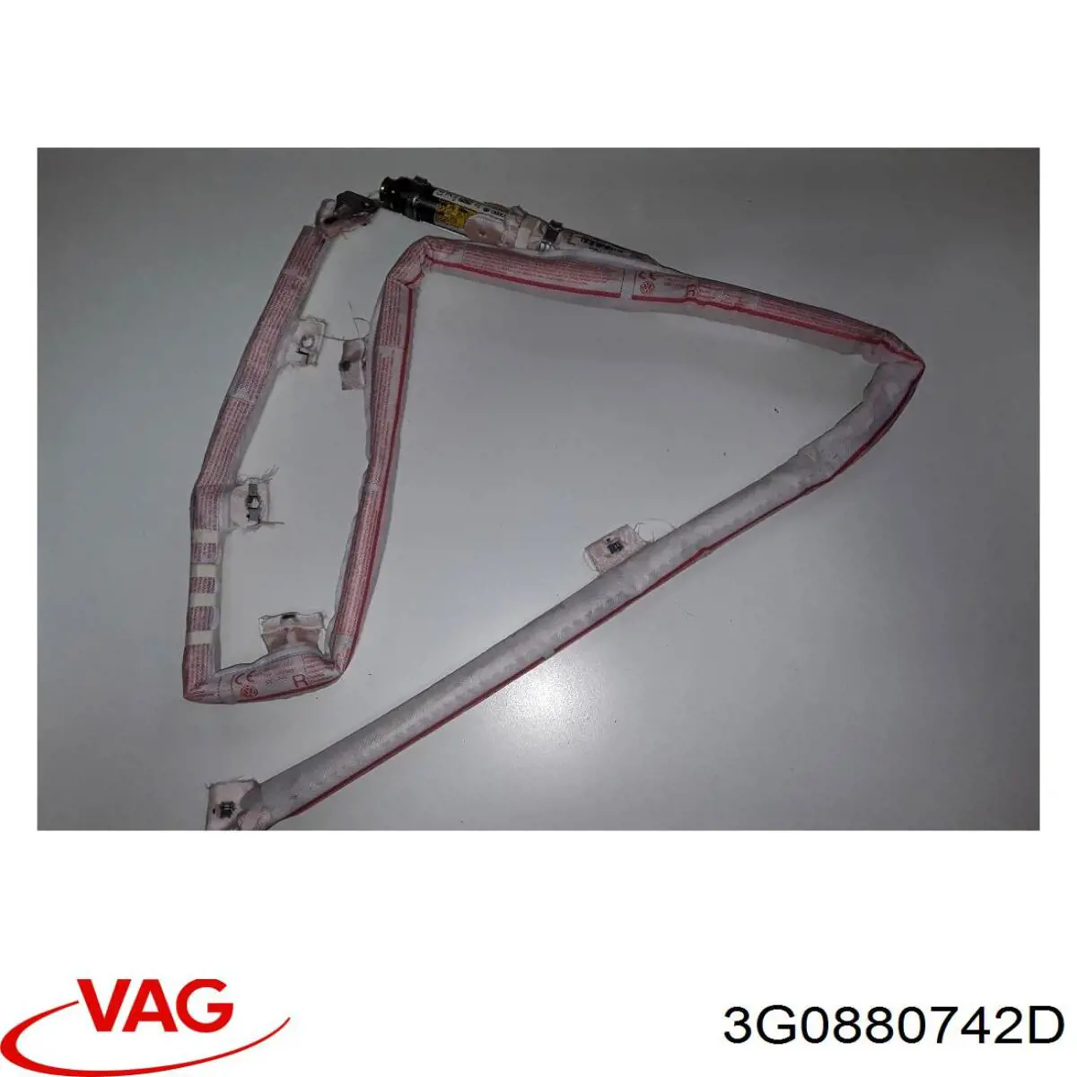 3G0880742D VAG Cinto de segurança (AIRBAG) de estore lateral direito