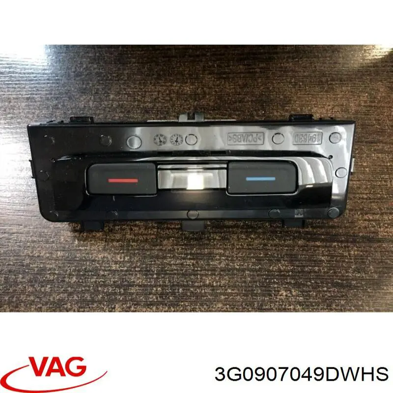 3G0907049DWHS VAG Unidade de controlo dos modos de aquecimento/condicionamento