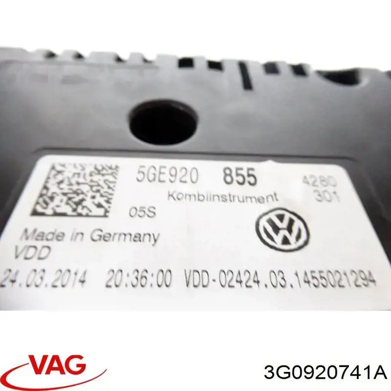 Painel de instrumentos (quadro de instrumentos) VAG 3G0920741A preço, a partir de 180,90 USD