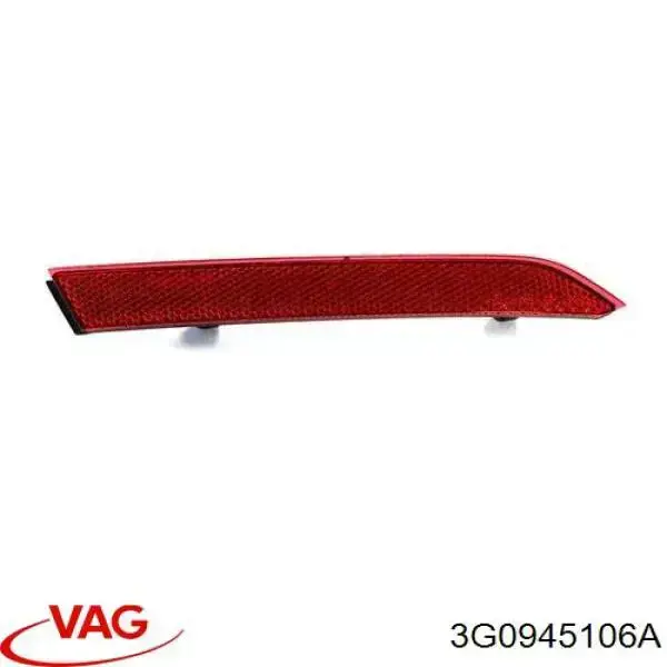 Retrorrefletor (refletor) do pára-choque traseiro direito VAG 3G0945106A preço, a partir de 13,99 USD