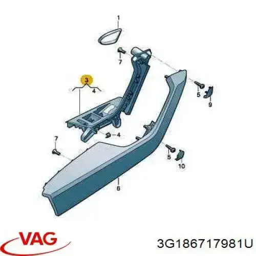  VAG 3G186717981U preço, a partir de 69,03 USD