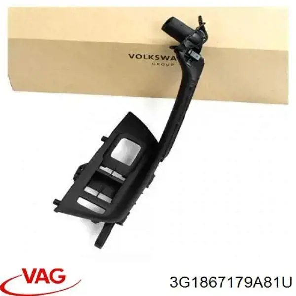 3G1867179A81U VAG Suporte de maçaneta externa da porta dianteira esquerda