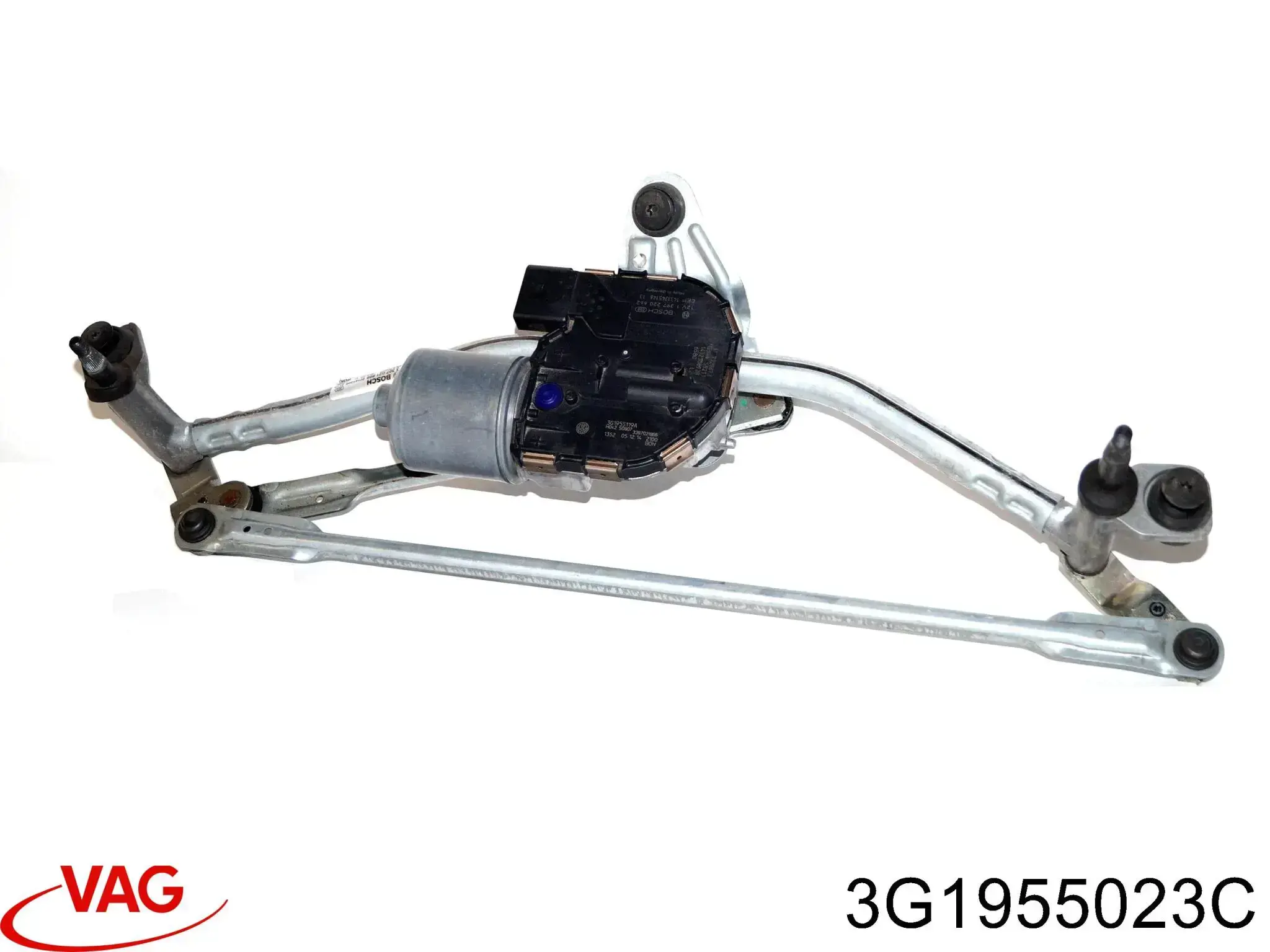 3G1955023D VAG Trapézio de limpador pára-brisas