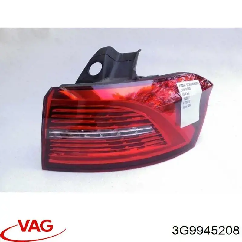3G9945208 VAG Lanterna traseira direita externa