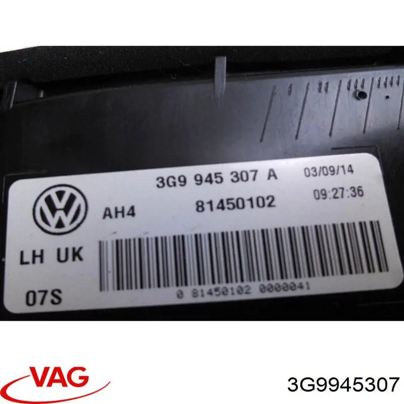 Lanterna traseira esquerda interna VAG 3G9945307 preço, a partir de 277,09 USD