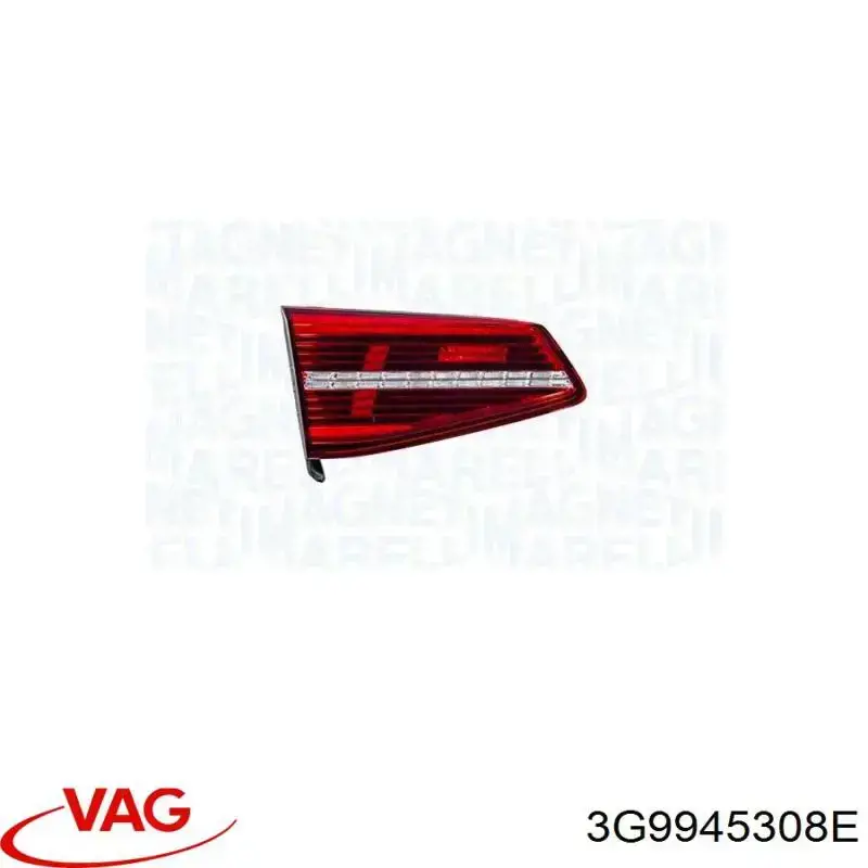 3G9945308E VAG Lanterna traseira direita interna