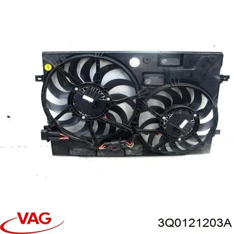 Compre 95D3231 Polcar Difusor do radiador de esfriamento, montado com motor e roda de aletas