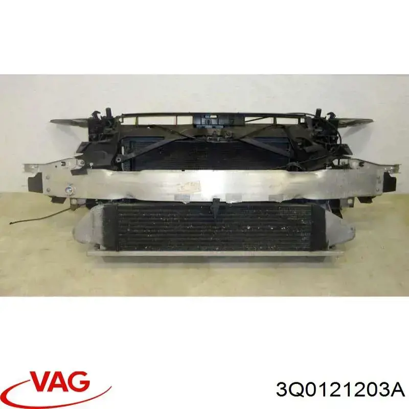 Difusor do radiador de esfriamento, montado com motor e roda de aletas 95D3231 Polcar